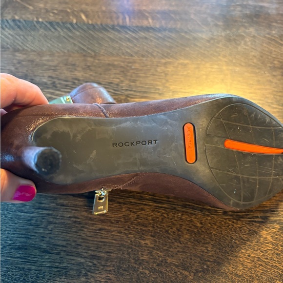 Rockport  Brown Ankle Boots size 7.5 - Picture 6 of 10